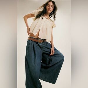 Scout Wide Leg Jeans NWOT deep indigo